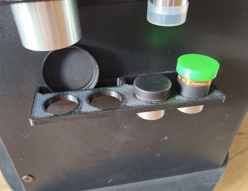 Telescope Eyepiece Holder Shelf – 4x 1.25" with shelf