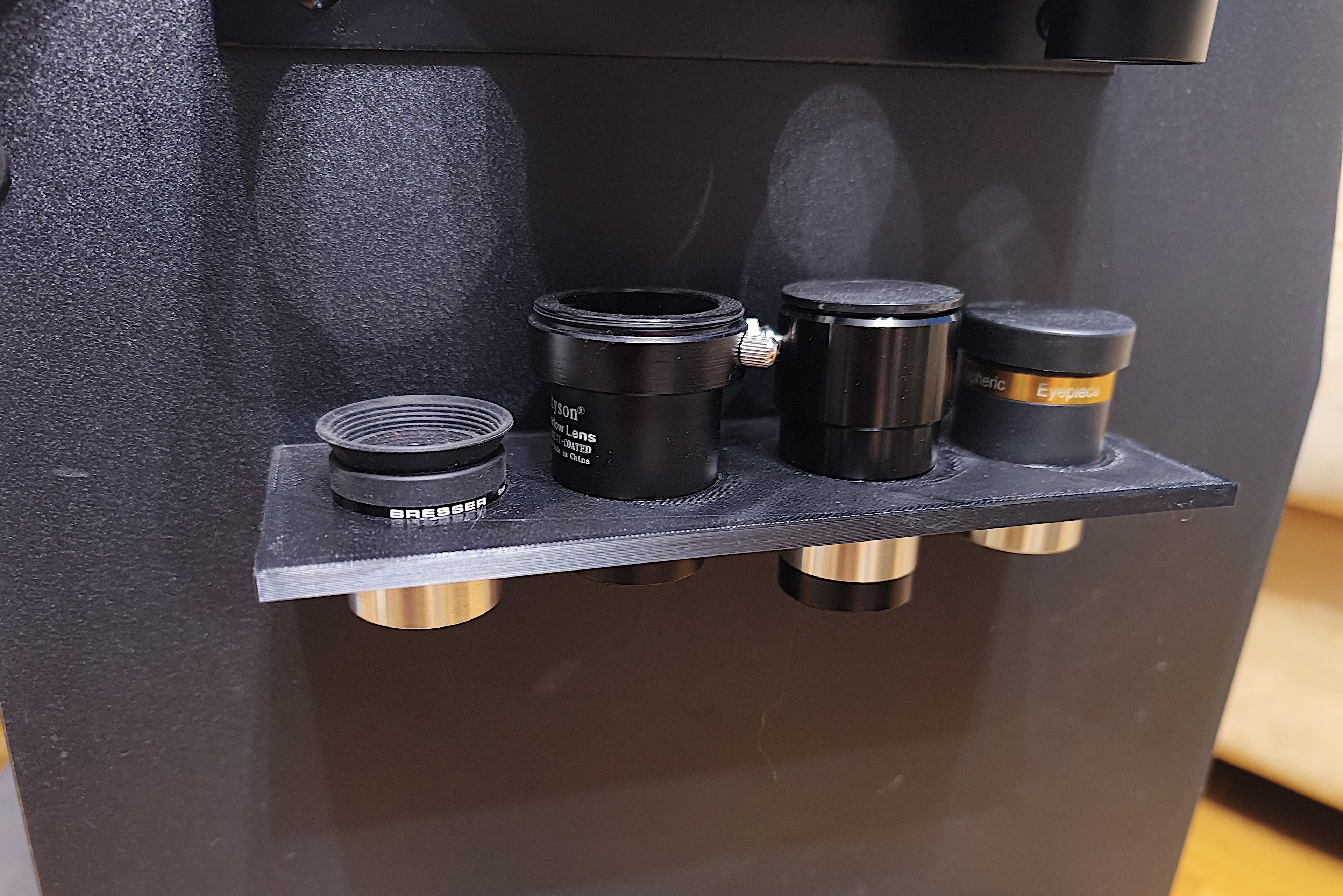 Telescope Eyepiece Holder Shelf – 4x 1.25"